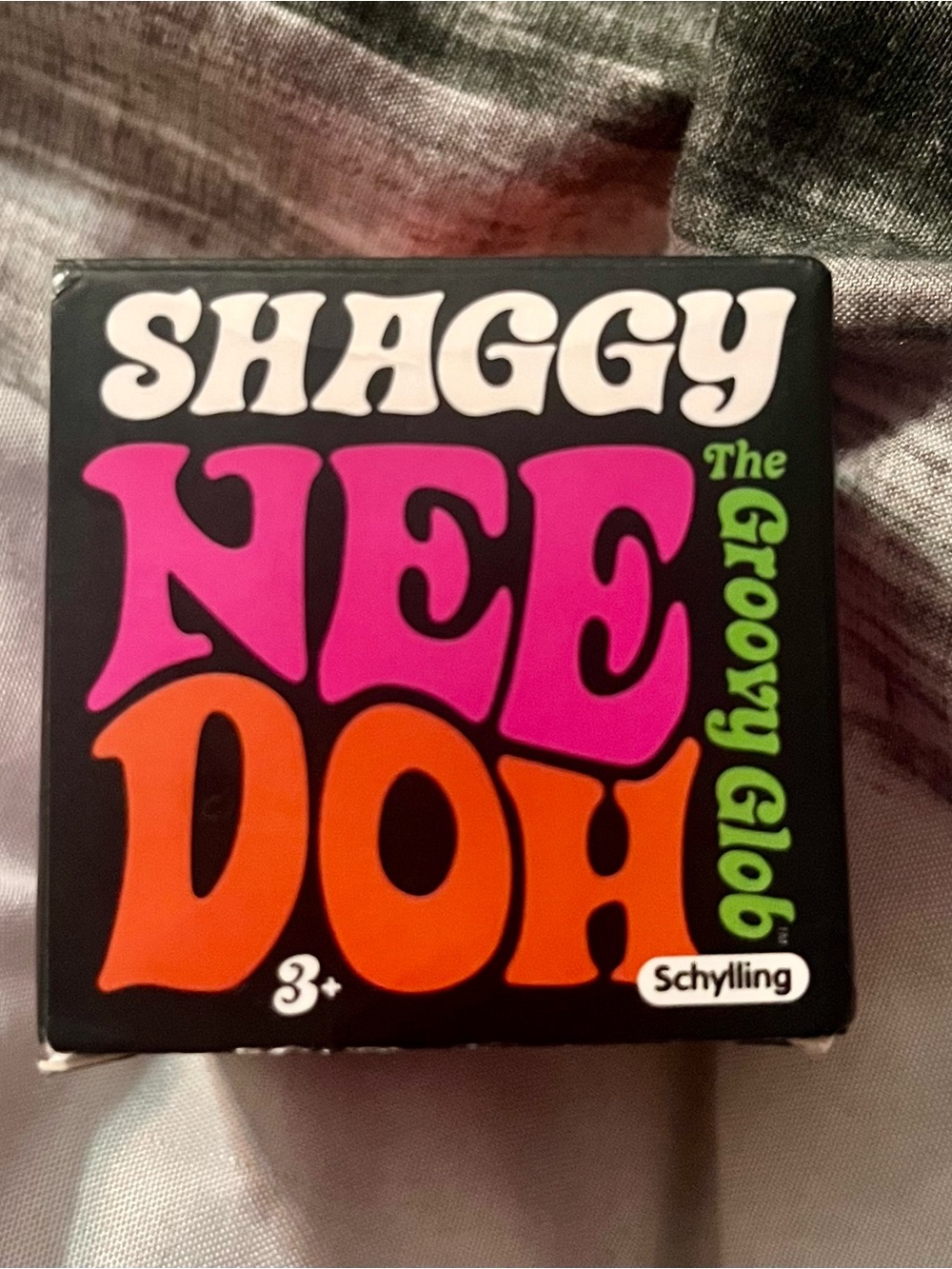 Shaggy Nee Doh Groovy Glob Sensory Ball- Pink by Schylling